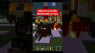 allarme incendio mcdonalds en bus mobizen [upl. by Alicec]