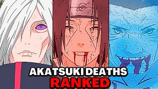 How Every Akatsuki Member Died Ranked [upl. by Zwart108]