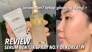 REVIEW FIRST SPRAY SERUM amp Skincare dAlba TERLARIS DI KOREA JERAWATAN TETEP BISA GLOWING LOH✌ [upl. by Isdnyl319]