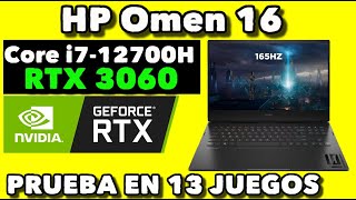 HP OMEN 16 Intel Core i7 12700H RTX 3060  MEJOR LAPTOP GAMER HP 2023 [upl. by Chud]