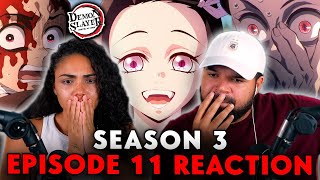 INCREDIBLE SEASON FINALE  Demon Slayer Season 3 Episode 11 Reaction [upl. by Ealasaid]