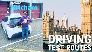 Mitcham Driving Test Route towards Purley Way from Roundabout Detailed Lesson [upl. by Albur]