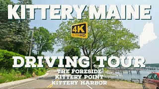 Explore Kittery Maine  4K Driving Tour  Foreside  Kittery Point  Harbor  Naval Shipyard [upl. by Luana]