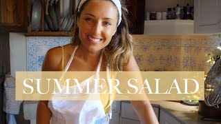 HEALTHY MEDITERRANEAN SUMMER SALAD [upl. by Smada]