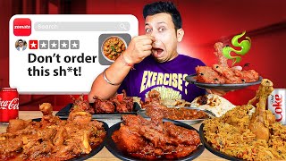 Trying Favorite Foods From Zomatos Worst Rated Restaurants [upl. by Nettie]