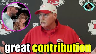 Andy Reid talks about Travis Kelce ahead of Chiefs vs Tampa Bay Buccaneers game [upl. by Goldman]