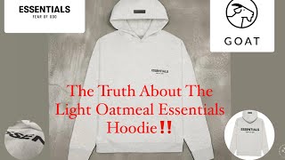 The Truth About The Light Oatmeal Essentials Hoodie‼️ [upl. by Cutler]