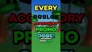 EVERY FREE Roblox PROMO CODE [upl. by Studdard]