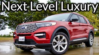 This 2020 Ford Explorer Platinum is INSANE for a NonLuxury Brand [upl. by Airamahs489]