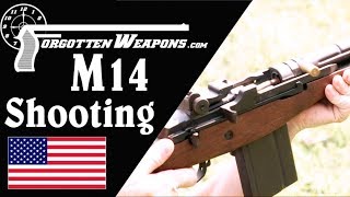 Shooting the M14 Full Auto Really Uncontrollable [upl. by Yenruoc]