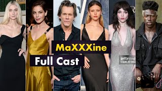 MaXXXine Movie Full Cast Real Names amp Details  Maxxxine Cast [upl. by Pacheco]