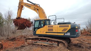 Clearing Lot 6 On The 90 Acre Project [upl. by Barnabe]