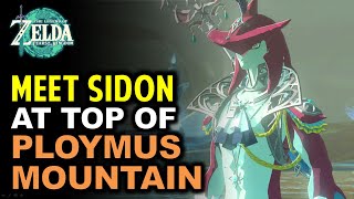 How to Reach Ploymus Mountain Summit to Meet Sidon  Legend of Zelda Tears of the Kingdom [upl. by Eilhsa]