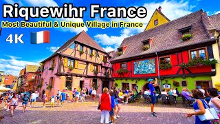 RiquewihrFrance 🇫🇷 Alsace’s Most Beautiful Village in France [upl. by Sarat554]