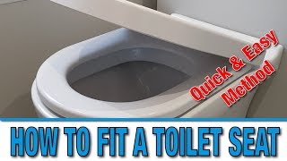 How to fit a new toilet seat  Tutorial  DIY Hacks [upl. by Otrebire]