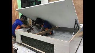 Box Bed के चाली में हाइड्रोलिक कैसे लगाते हैं Ebco 75 KG Hydraulic Fitting in Bed Half Chali [upl. by Nalod]