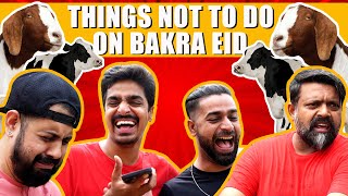 Things Not To Do On Bakra Eid  Bekaar Films  Comedy Skit [upl. by Nylednarb]