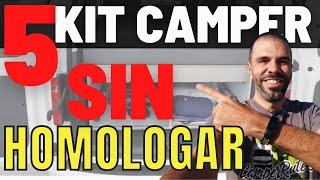 ⚠️CAMPERIZAR furgoneta SIN homologar 💶 por POCO dinero ► 5 KIT Camper que no te DEBES perder [upl. by Aynav]