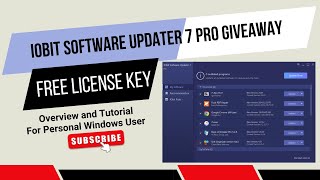 Upgrade Your PC with IObit Software Updater 7 PRO [upl. by Itsa6]