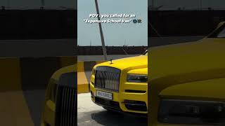 Black Badge💛rollsroyce rollsroycecullinan automobile supercarlife luxury millionaire richlife [upl. by Mclaurin]