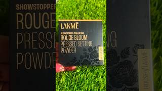 Lakme Rouge Bloom Pressed Setting Powder Short Review shorts lakme makeup viral youtubeshorts [upl. by Nibot]