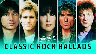 Classic Rock Ballads  Greatest Rock Power Ballads  Journey Foreigner Whitesnake Heart [upl. by Clarise271]