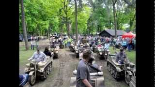 Kettenkrad Overloon Militracks 2012 World Record [upl. by Oidale]