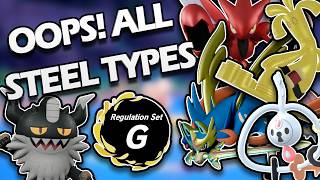 Oops All Steel Types  Steel Monotype Team Pokémon VGC Regulation G 2024 [upl. by Jenesia65]