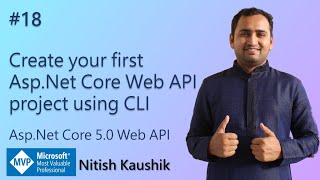 Create ASPNET Core 50 Web API Project using CLI  ASPNET Core 50 Web API tutorial [upl. by Georgetta]