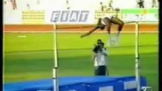 High Jump 245 world record  Javier Sotomayor [upl. by Atsira]