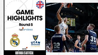 Real Madrid  UCAM Murcia 10692 GAME HIGHLIGHTS  Liga Endesa 202324 [upl. by Pratte236]