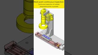 Multi point continuous inspection autocad mechanical mechanism automation manufacturing [upl. by Willow]