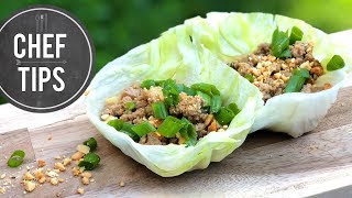 Easy Lettuce Wraps Recipe [upl. by Etheline]