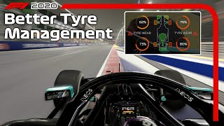 F1 2020 Tips How to Save Your Tyres Tyre Management [upl. by Curt]