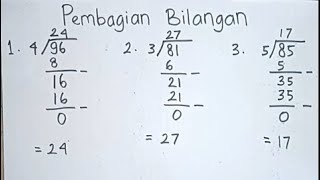 MATEMATIKA KELAS 3 SD  PEMBAGIAN BILANGAN DENGAN CARA POROGAPIT BERSUSUN [upl. by Eekcaj]