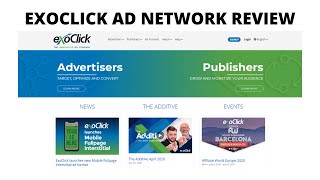 ExoClick Ad Network Review 2020  Best Ad Network 2020  ExoClick Adult Ad Network [upl. by Brunell]