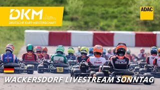 Deutsche Kart Meisterschaft 2024  Wackersdorf  Livestream Sonntag [upl. by Arret]