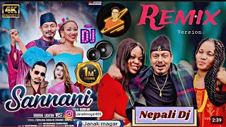 Sannani  sannani dj  Africa New Nepali Lok Song 2080  Nepali Dj  New Nepali Song 2023 [upl. by Nola]