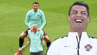 Cristiano Ronaldo Funny Moments With Teammates [upl. by Couhp]