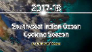 201718 SouthWest Indian Ocean Cyclone Season [upl. by Ahsilahk]