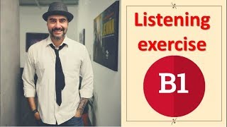 Ejercicio de LISTENING en Inglés Nivel B1 [upl. by Atteirneh576]