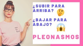 PLEONASMOS O REDUNDANCIAS  español espanhol [upl. by Akla]