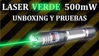 Laser Verde de 500mW [upl. by Elianora245]