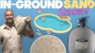 How to Change Sand in your InGround Pool Filter [upl. by Slyke]