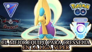 TOP META TEAM CRESSELIA IS NOW RANK 3 FOR THE GREAT LEAGUE  GO BATTLE LEAGUE [upl. by Aisatnaf]