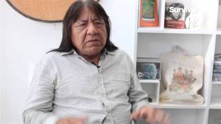 Entrevista con el líder kayapó Megaron Txucarramãe [upl. by Acile]