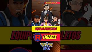 Equipos Completos del Team Go Rocket de Líderes y Giovanni en Pokémon Go [upl. by Edwyna]