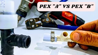 PEX A vs PEX B which is better and how to install both PEX waterlines A Plumbers Review [upl. by Azil]