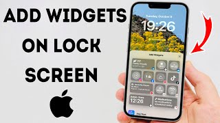 How To Add Widgets On Lock Screen iPhone  Full Guide [upl. by Chrisy]