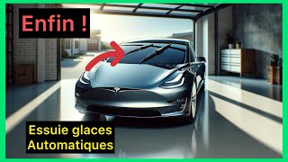 Enfin des essuie glaces automatiques fonctionnels sur nos Tesla [upl. by Sallie]